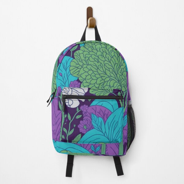 Item preview, Green Rainbow Forest Trees Floral Pattern designed and sold by druidwolfart.