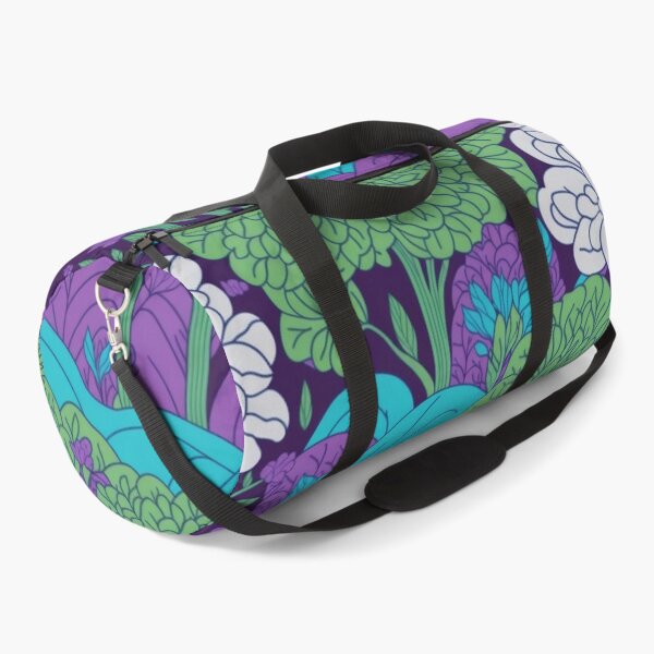 Item preview, Green Rainbow Forest Trees Floral Pattern designed and sold by druidwolfart.