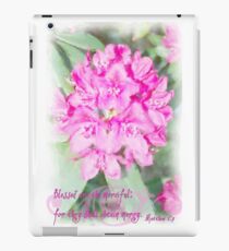 Matthew 5:7 iPad Case/Skin