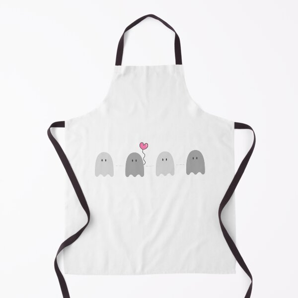 Item preview, Adorable ghosts with heart balloon for halloween designed and sold by noneko04.
