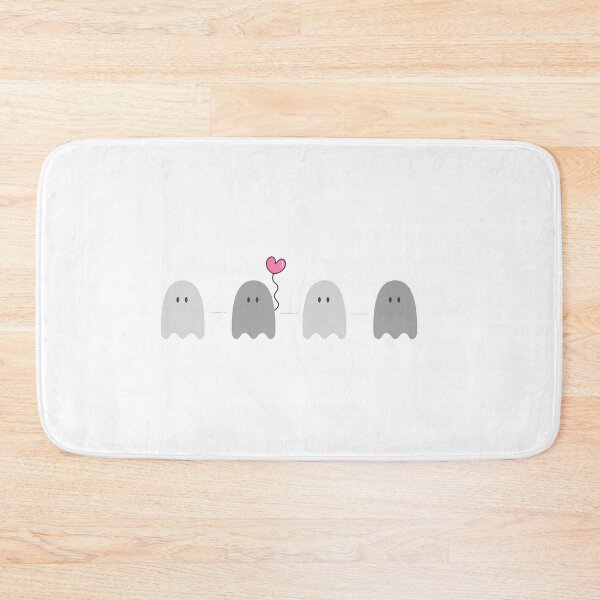 Item preview, Adorable ghosts with heart balloon for halloween designed and sold by noneko04.
