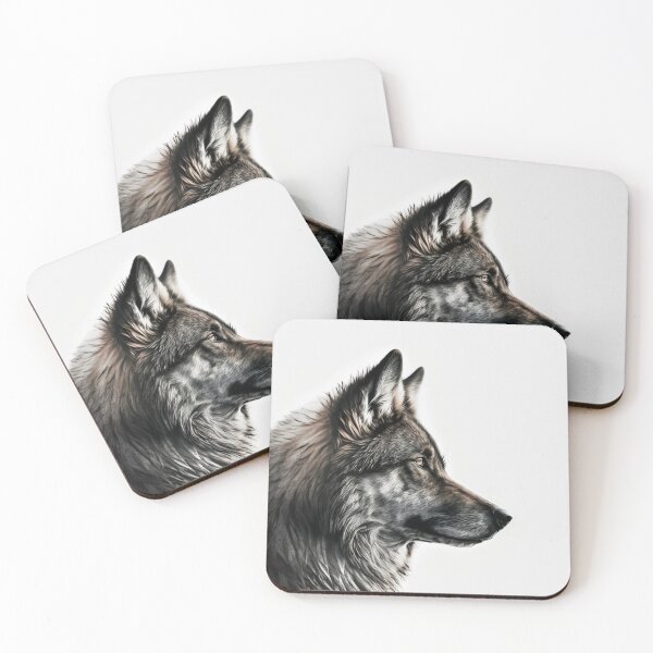 Item preview, Grey Wolf Portrait designed and sold by Sturdust.