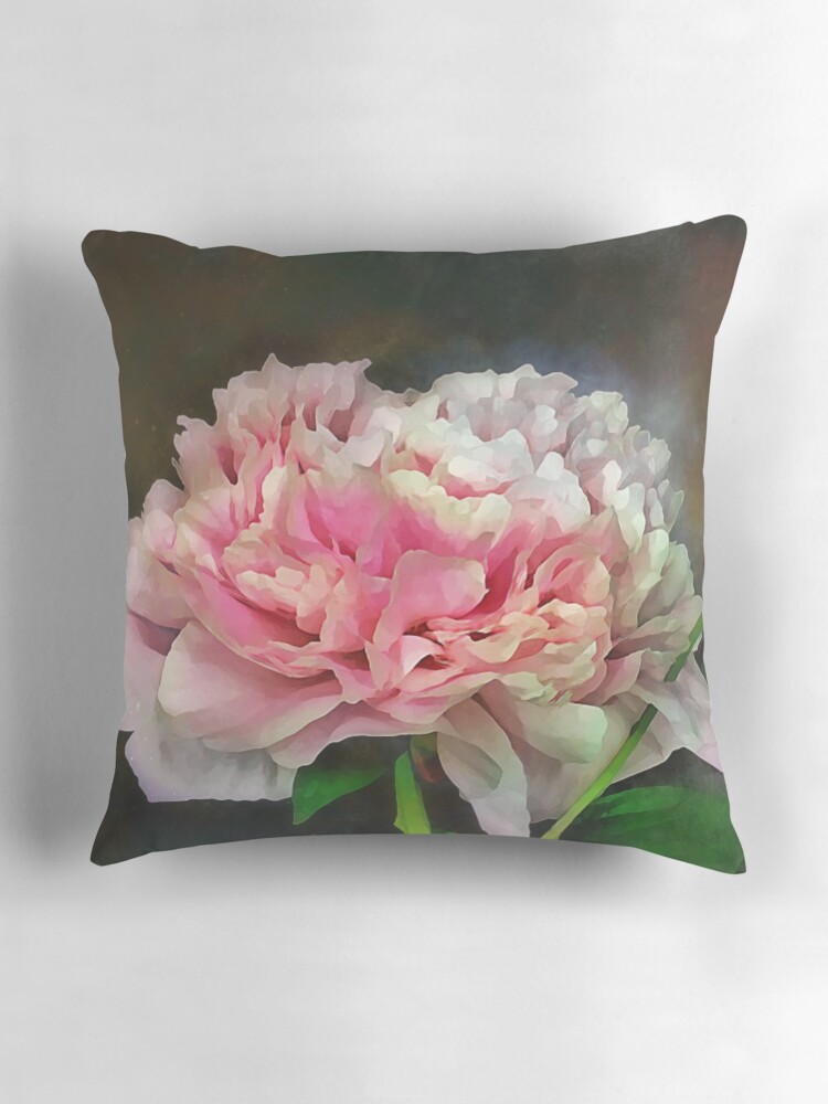 Pink Peony Pillow