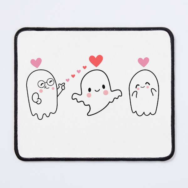 Item preview, Adorable ghosts with hearts for halloween designed and sold by noneko04.