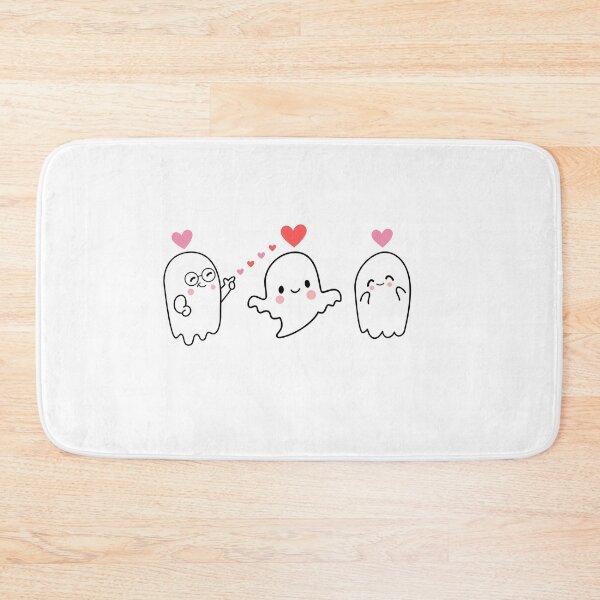 Item preview, Adorable ghosts with hearts for halloween designed and sold by noneko04.