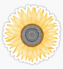 Sunflower Mandala xs Sticker