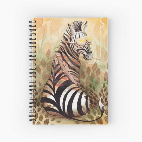 The Hunter Zebra Spiral Notebook