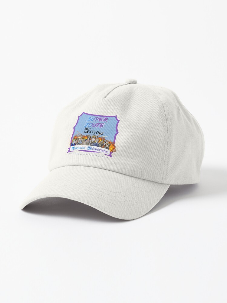 Aperçu 1 sur 7. Casquette avec l'œuvre Super Joute Royale bleu créée et vendue par PMedievistes.