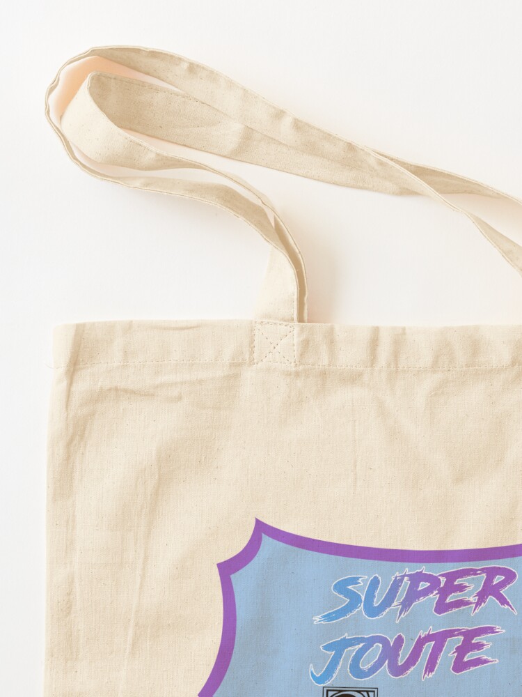 Aperçu 3 sur 5. Tote bag avec l'œuvre Super Joute Royale bleu créée et vendue par PMedievistes.