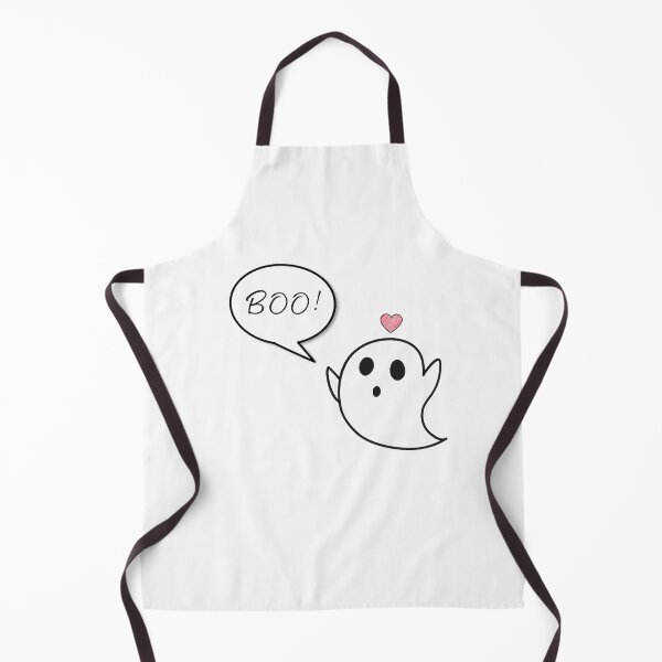 Item preview, Adorable ghost saying boo with heart for halloween small designed and sold by noneko04.