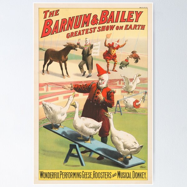 Item preview, STK501824A-Vintage circus poster, circa 1900.  designed and sold by StocktrekImages.