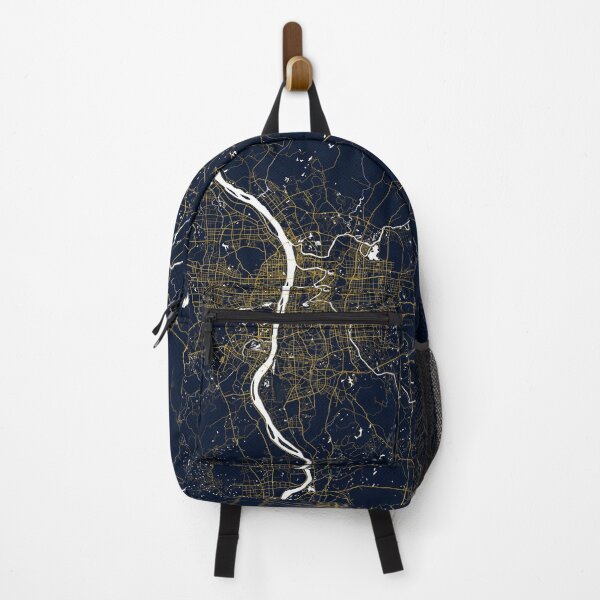 Item preview, Changsha City Map of Hunan, China - Gold Art Deco designed and sold by deMAP.