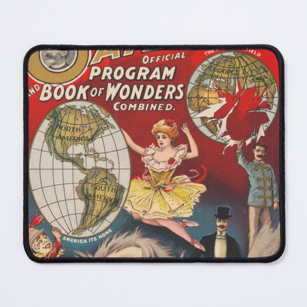 Item preview, STK501825A-Vintage circus poster showing a program cover. designed and sold by StocktrekImages.