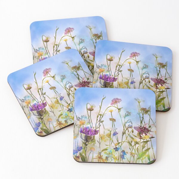 Item preview, Wild flowers, daisies, meadow flowers, thrift,  designed and sold by MouseCatty.