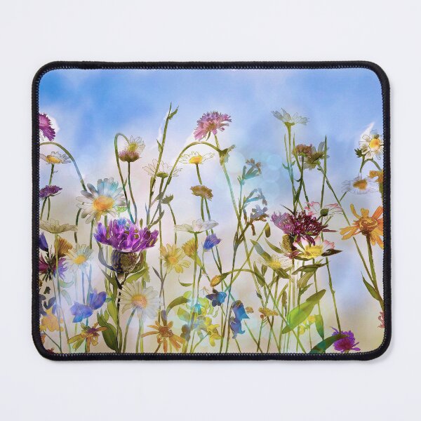 Item preview, Wild flowers, daisies, meadow flowers, thrift, designed and sold by MouseCatty.