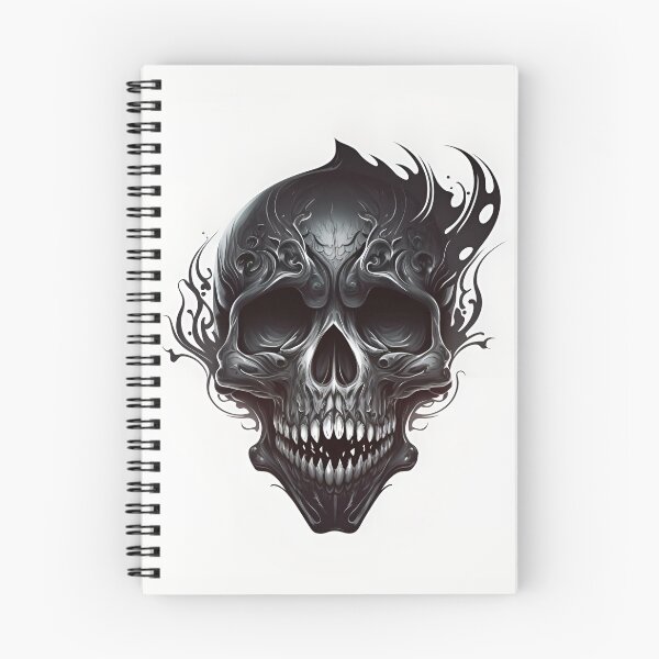 Item preview, Embossed Black Skull designed and sold by Sturdust.
