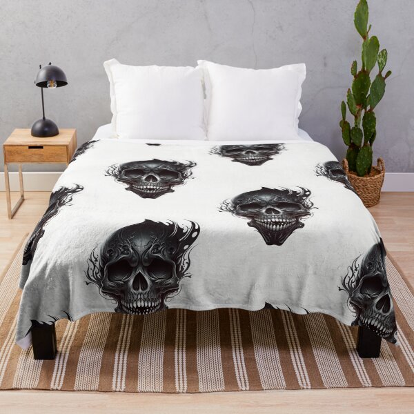 Item preview, Embossed Black Skull designed and sold by Sturdust.