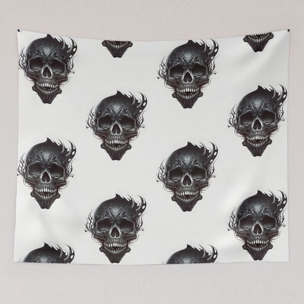 Item preview, Embossed Black Skull designed and sold by Sturdust.