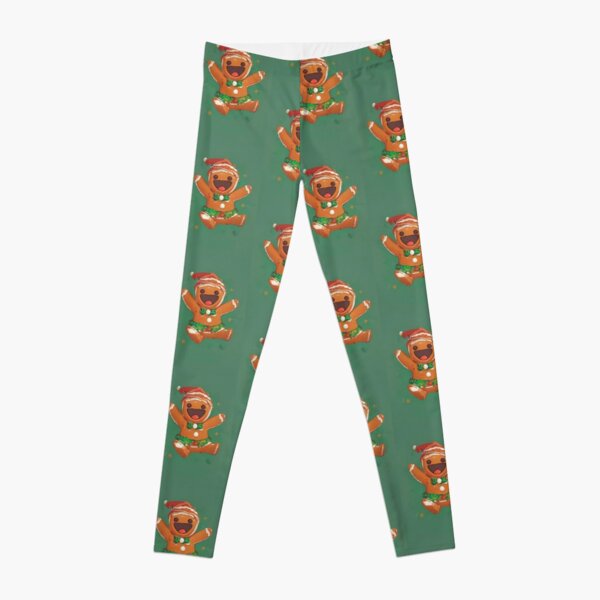 Gingerbread Man Christmas Print Leggings – 2 Blondes Apparel