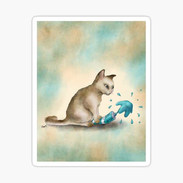 Chat dans la palette Sticker