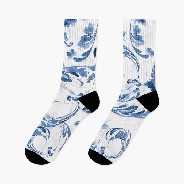 Item preview, blue pattern, leaves, ivy, floral, vintage, boho, ethnic designed and sold by mintdiamond21.