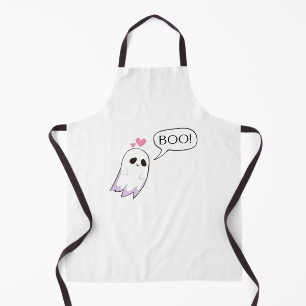 Item preview, Adorable ghost with hearts saying boo for halloween big designed and sold by noneko04.