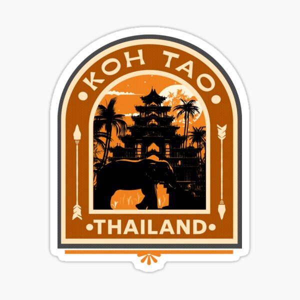 Item preview, Koh Tao - Thailand, Backpacking Temples and Elephants  designed and sold by madtoyman.