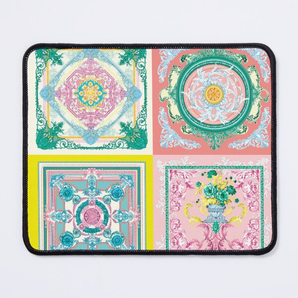 Item preview, colorful pattern, leaves, ivy, floral, vintage, boho, ethnic, medallion designed and sold by mintdiamond21.