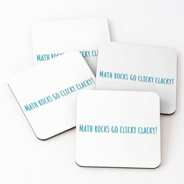 Item preview, Math rocks go clicky clacky! designed and sold by Lawlz.