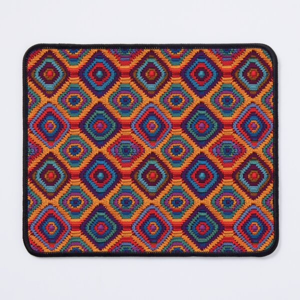 Item preview, African Kaleidoscope: Multicolored Crochet Seamless Pattern designed and sold by aweartome.