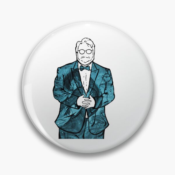 Item preview, Guillermo Del Toro portrait (The Shape of Water) designed and sold by DebiNoll.