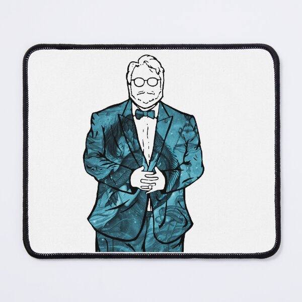 Item preview, Guillermo Del Toro portrait (The Shape of Water) designed and sold by DebiNoll.