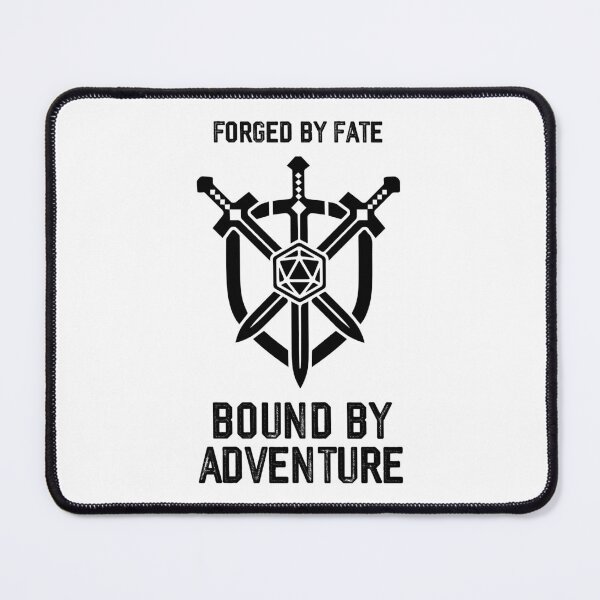 Item preview, RPG game player forged by fate bound by adventure role play sword dice designed and sold by absolutdesign.
