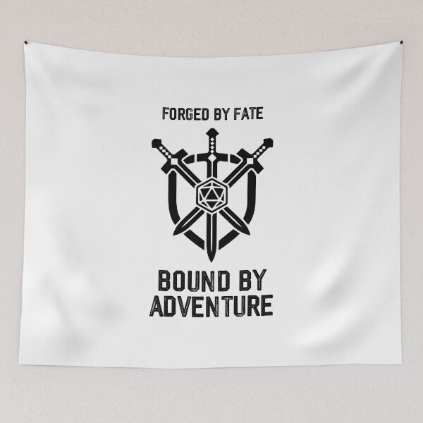 Item preview, RPG game player forged by fate bound by adventure role play sword dice designed and sold by absolutdesign.