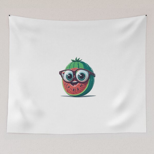 Item preview, watermelon, fruit, glasses, strange, weird designed and sold by Chemikal1993.