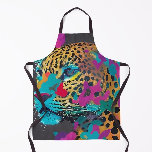 Item preview, Pop Art Leopard Fusion - Captivating Wildlife with a Contemporary Twist designed and sold by Freak-Scene.