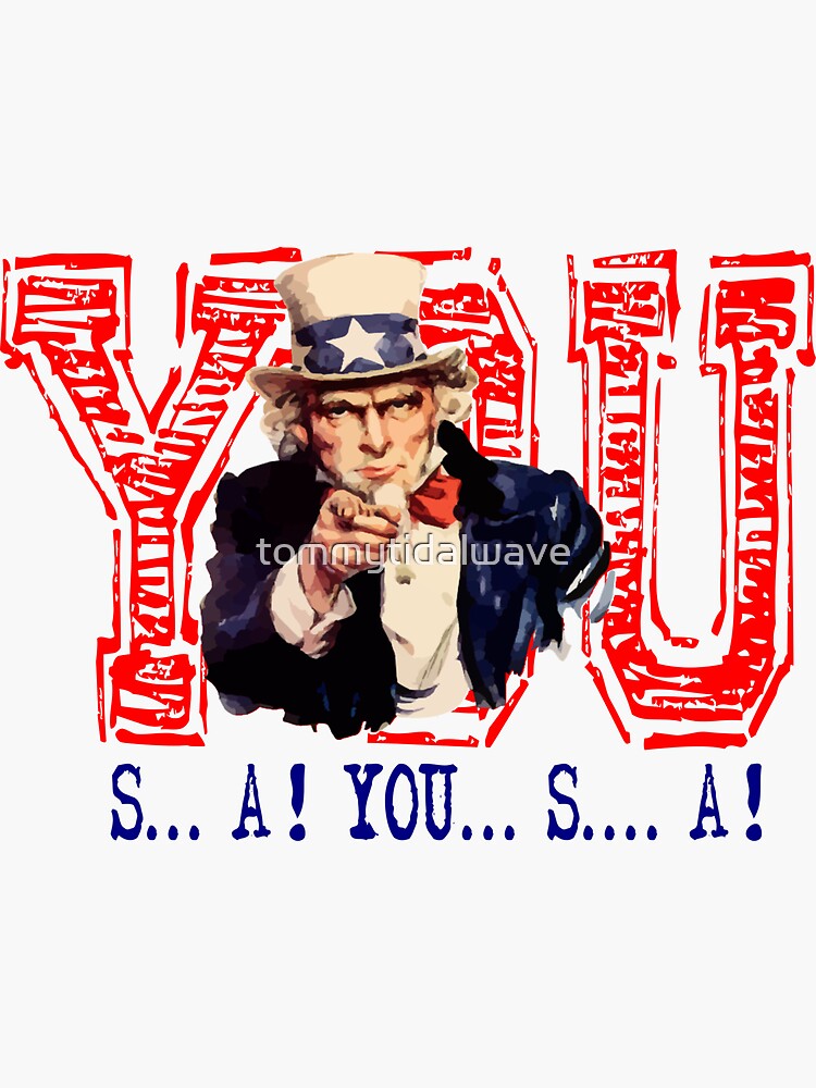 USA Patriotic Uncle Sam Victory Chant by tommytidalwave