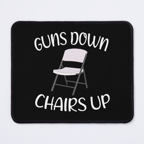 Item preview, Guns Down Chairs Up Montgomery Alabama Riverfront Brawl Funny Chair Fight Retro designed and sold by HalloweenGift.