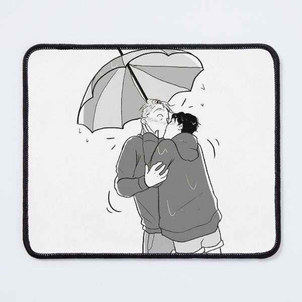 Item preview, Heartstopper - Charlie Spring and Nick Nelson kissing in the rain designed and sold by UnaiCebrino.