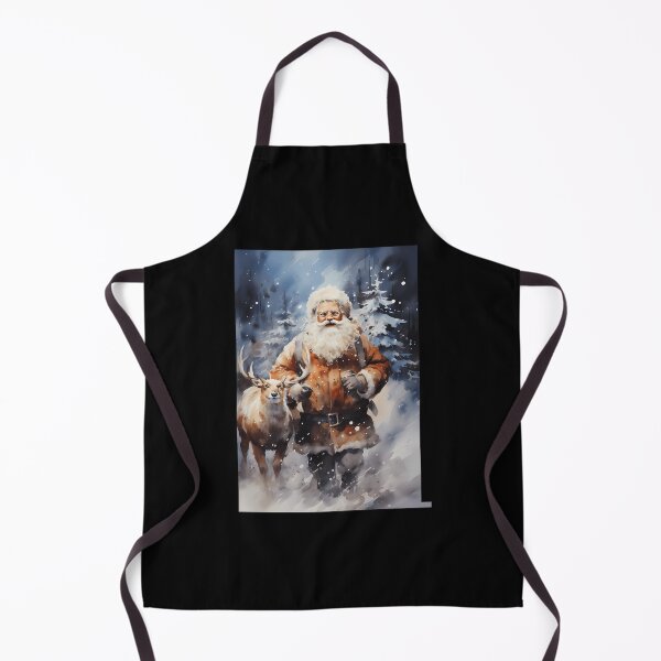 Item preview, Santa and His Deer - Christmas Eve Close-Up Design  	 designed and sold by fkefepfglc64.