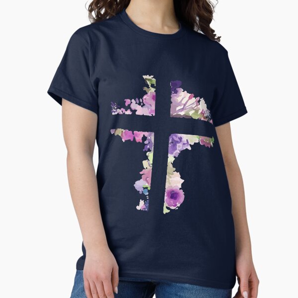 Vista previa del artículo con la obra «Cruz morada», diseñado y vendido por ahuttondesigns.