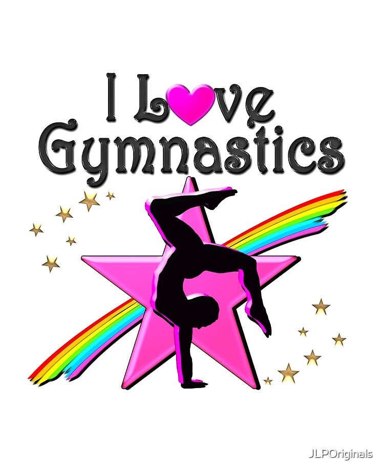 Pretty I Love Gymnastics Design Ipad Case Skin By Jlporiginals Redbubble
