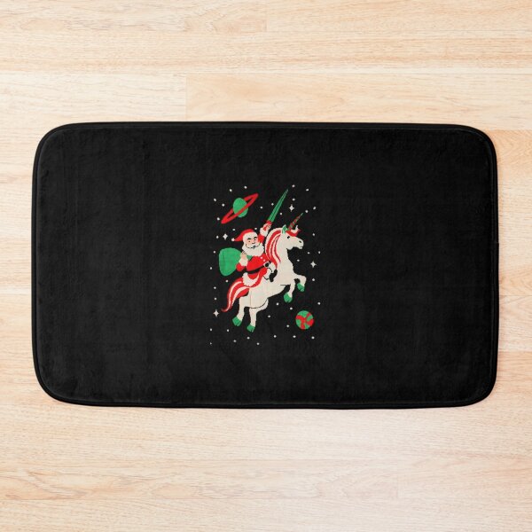 Item preview, Santa and Unicorn  	 designed and sold by fkefepfglc64.