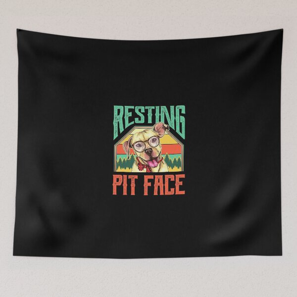 Item preview, Resting Pit Face Pit Bull Dog T-Shirt designed and sold by nixonz.