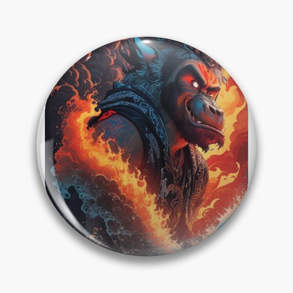 Item preview, KING KONG WALL ART designed and sold by AyushAIImage01.