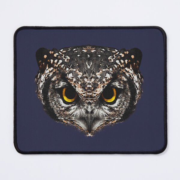 Item preview, Owl head canvas optics, griffin birds, owls for men, everyday design birds designed and sold by Kirei-Lily.