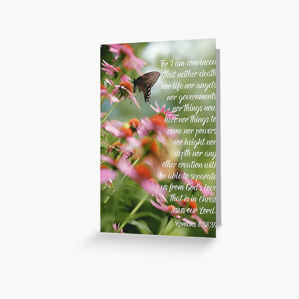Item preview, Romans 8:38,39 designed and sold by Paper Bee Gift Shop.