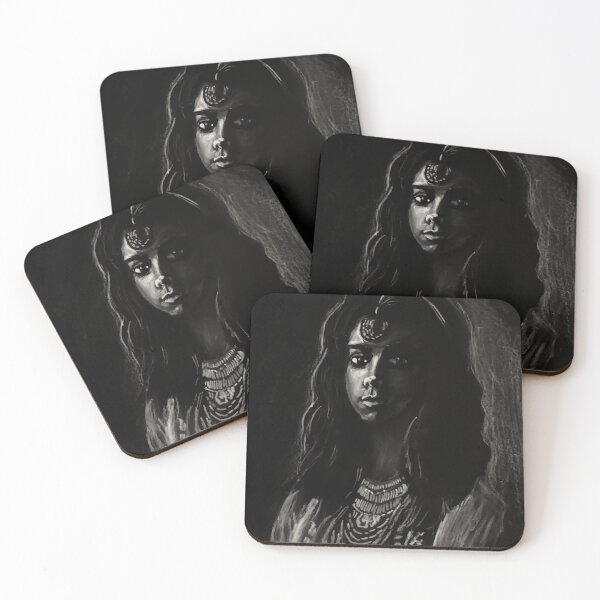 Item preview, The Daughter of the Pharaoh Charcoal Drawing designed and sold by artbymurray.