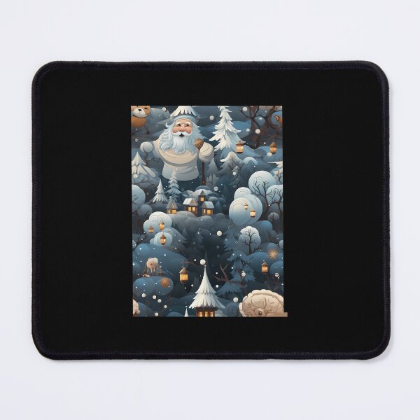 Item preview, Santa Claus in the Snow - Magical White Christmas Design designed and sold by fkefepfglc64.
