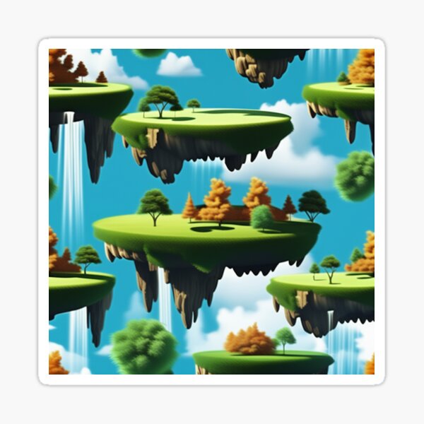 Item preview, Fantasy Art: Floating Islands designed and sold by Rizinator.